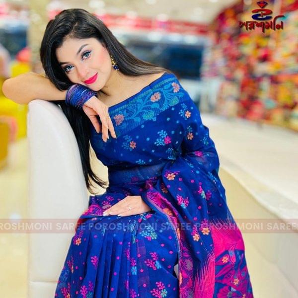 Beautiful Half Silk Saree